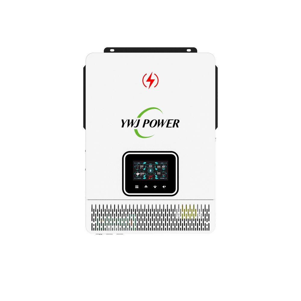 YWJ 6KW 48V Parallel Function Hybrid Solar Inverter 60-500VDC 120A PV Input Dual AC Output with BMS for Home System